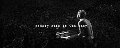 Nobody said it was easy